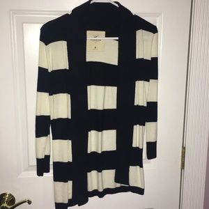 Hollister striped cardigan NWT